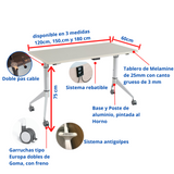 Mesa Abatible Rodante Odeon
